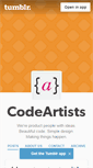 Mobile Screenshot of codeartists.com